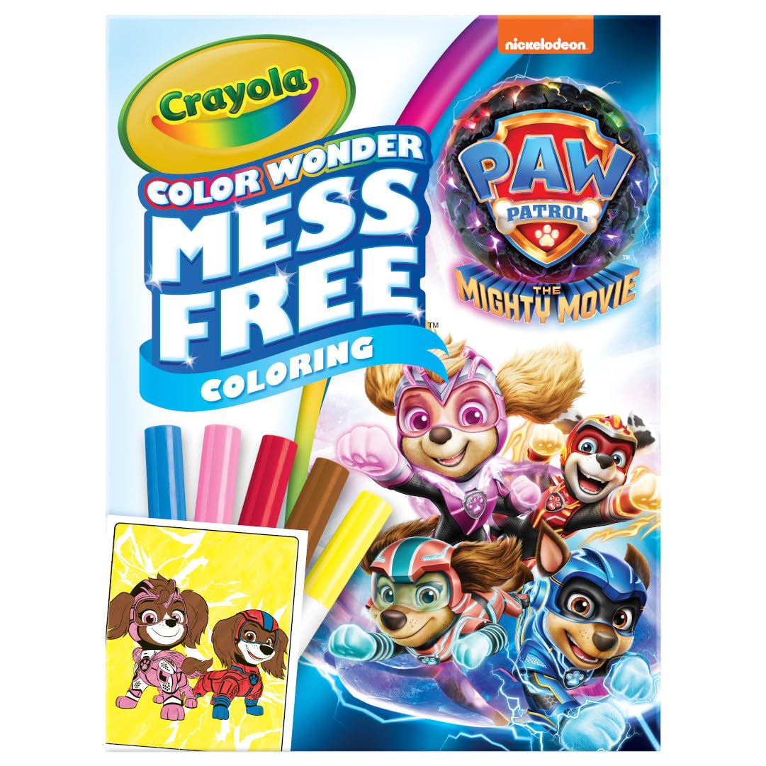 Buy CrayolaColor Wonder Paw Patrol Mighty Movie Coloring Set 20 Pcs 