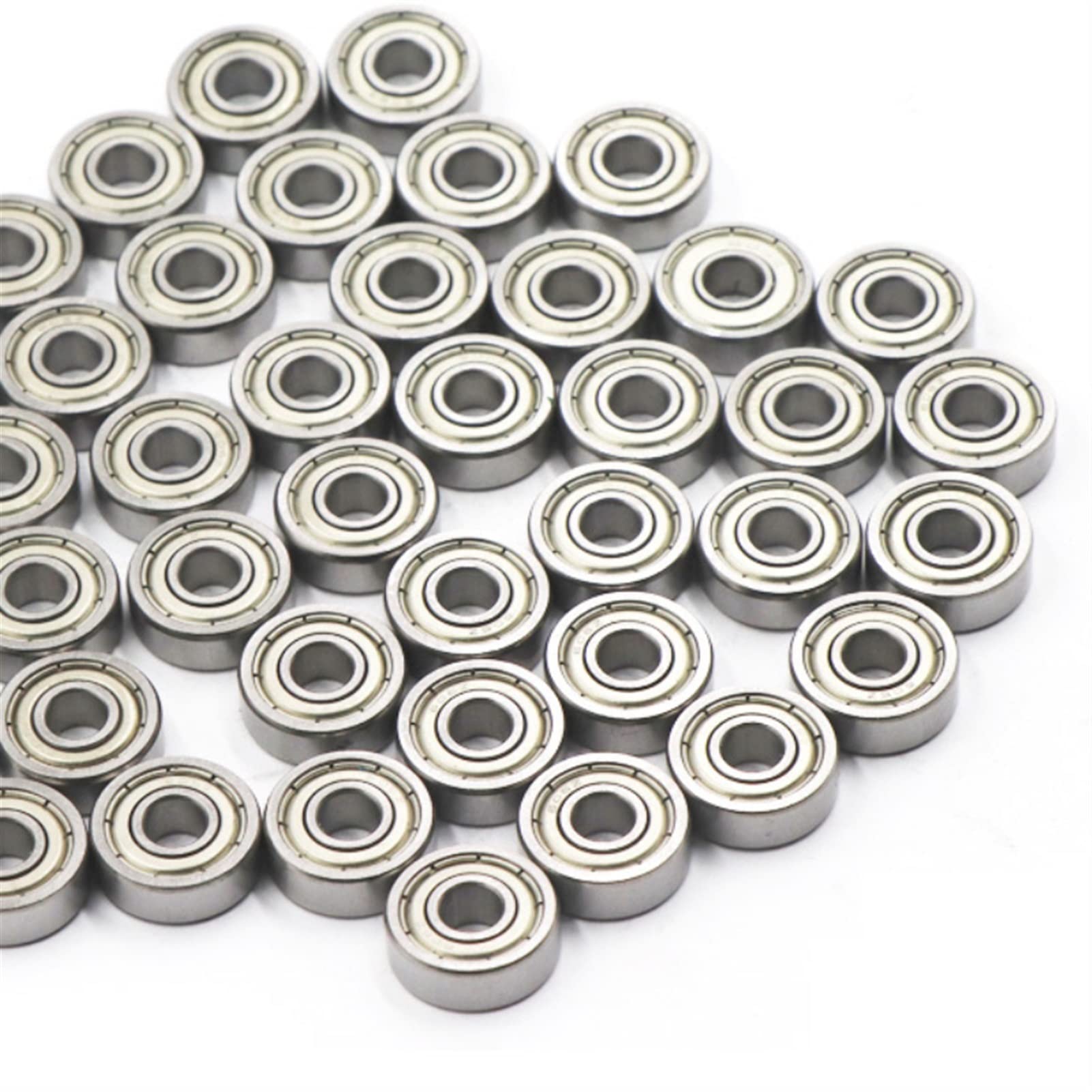 Juego de 10 rodamientos de bolas con brida: 608zz, 623zz, 624zz, 625zz, 635zz, 626zz, 688zz for impresoras 3D, cortacéspedes y herramientas eléctricas.(625zz 5x16x5mm)