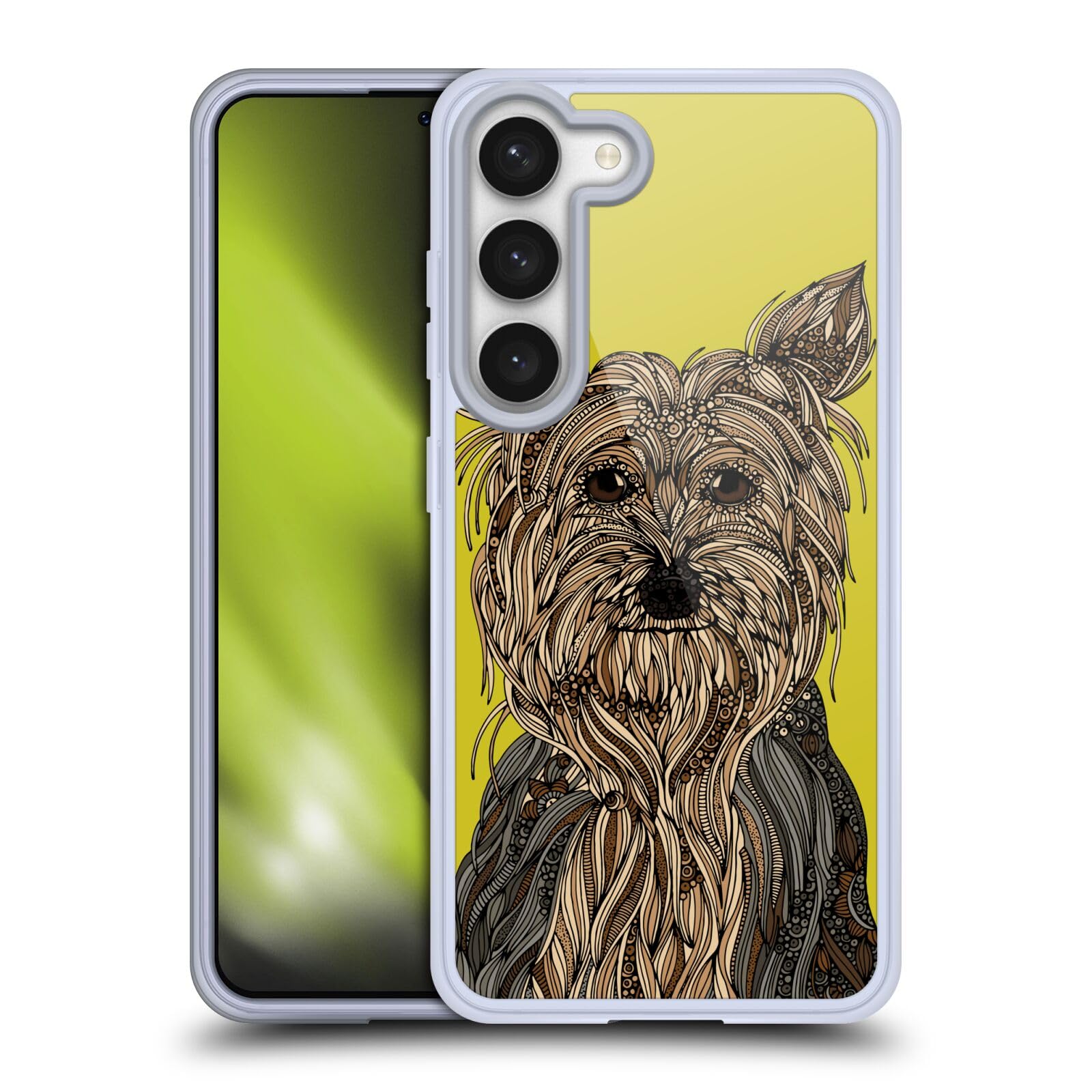 Carcasa Samsung S23 5G Yorkshire Terrier para amantes de mascotas 7
