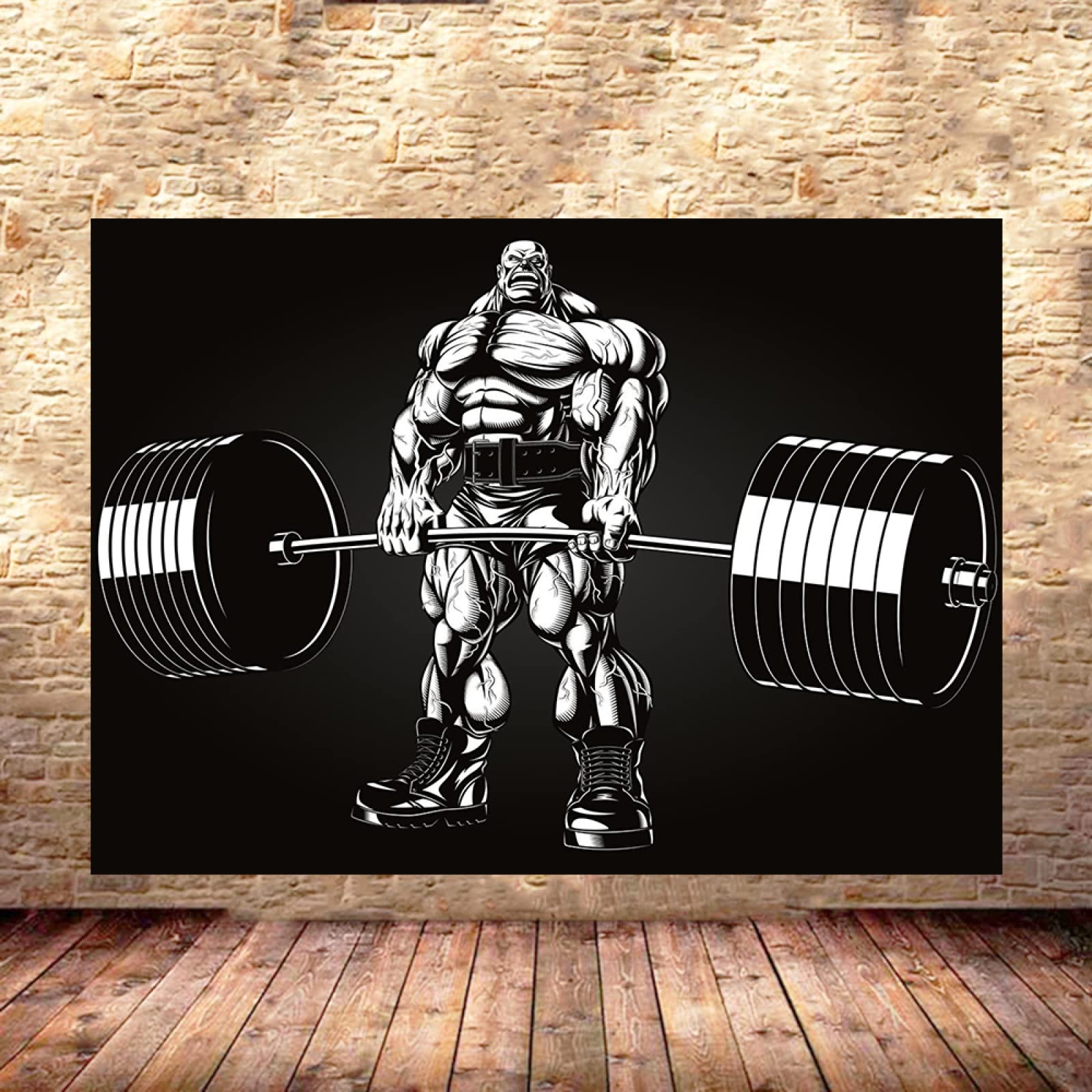 Buy Bodybuilding Workout For Home Gym Decor Motivational Wall Art