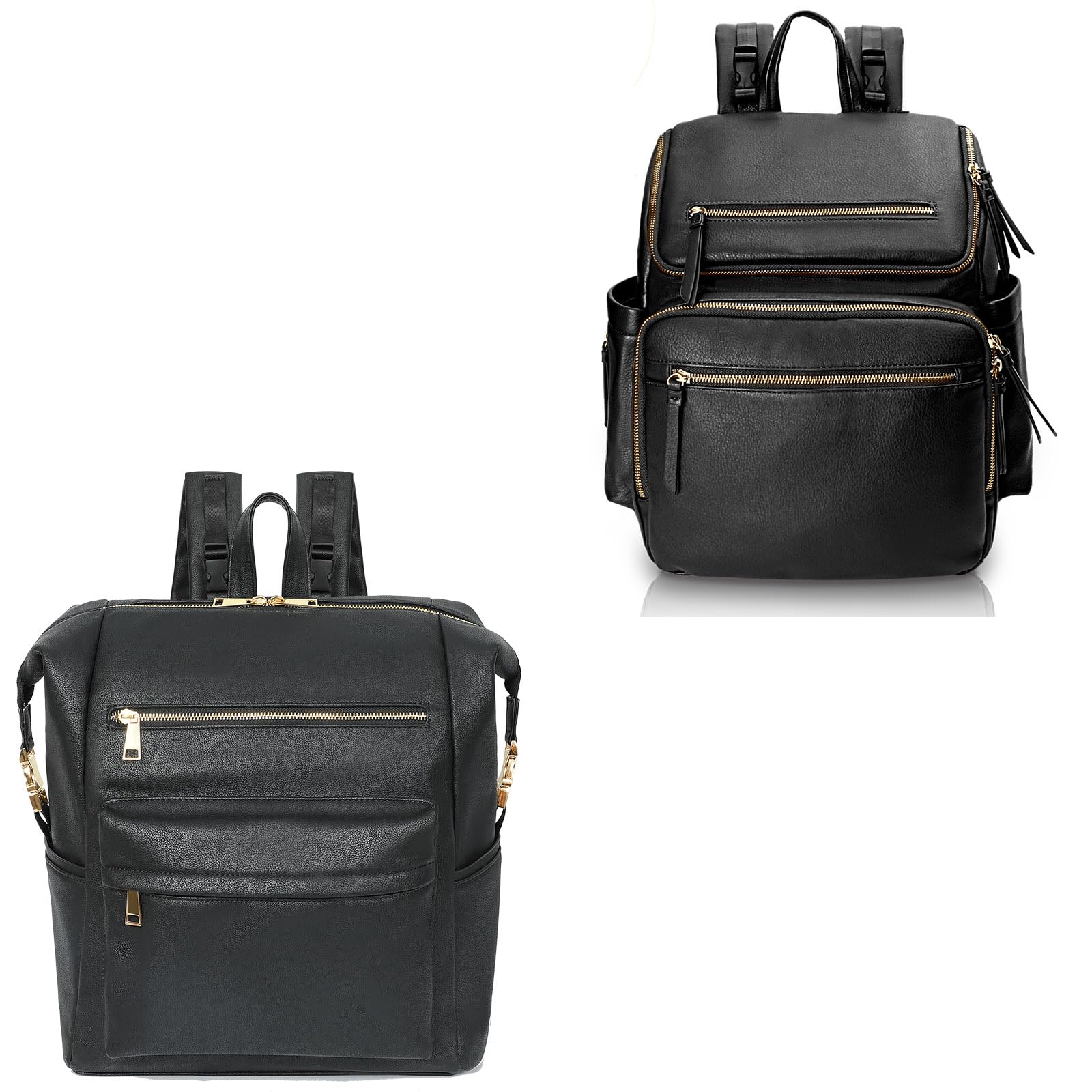 Omanmoli Diaper Bag Backpack Baby Diaper Bag Leather Travel Baby Diaper Bag
