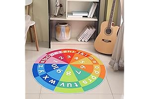Eanpet Alphabet Circle Rug for Nursery: The Perfect Play Mat for Little Learners