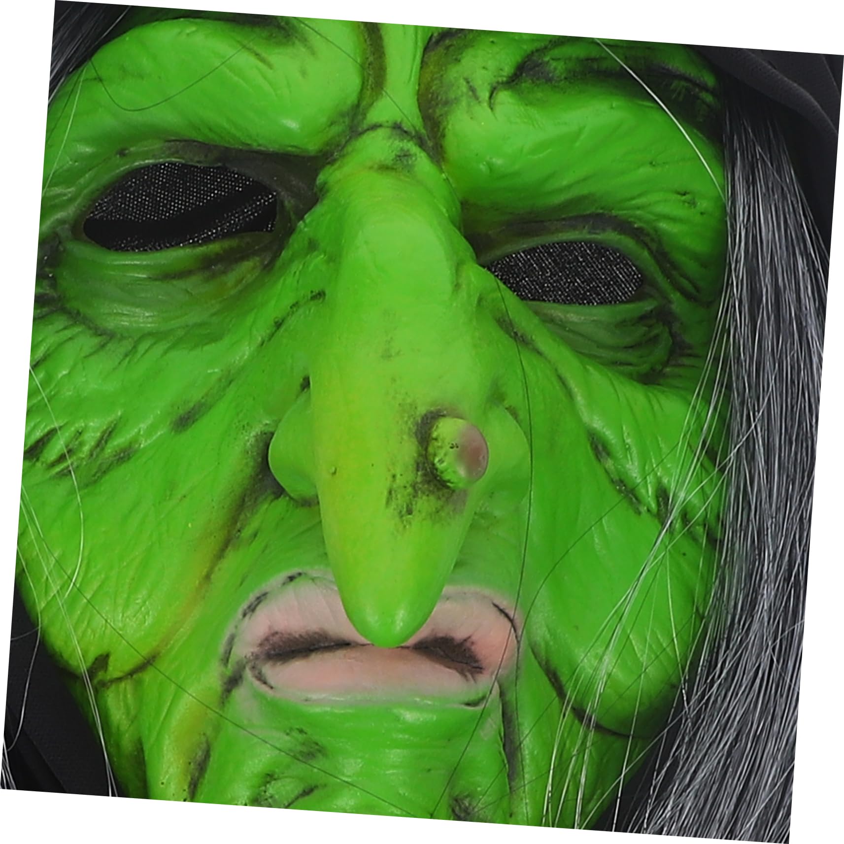 Yardwe 3 Maschera Strega Halloween Spaventosa Leggero per Cosplay e Feste Accessorio Costume Party Festival