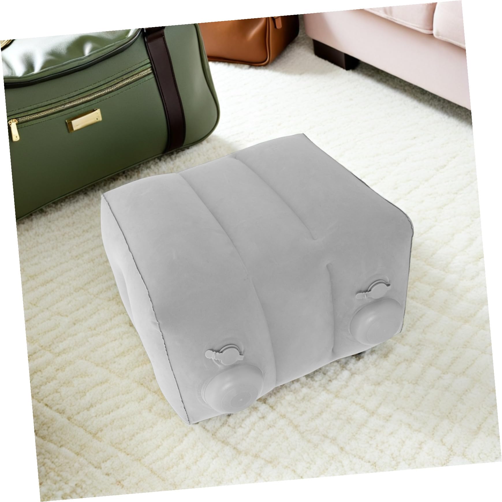 Gadpiparty Reposapiés Inflable Reposapiés De Avión Light Grey