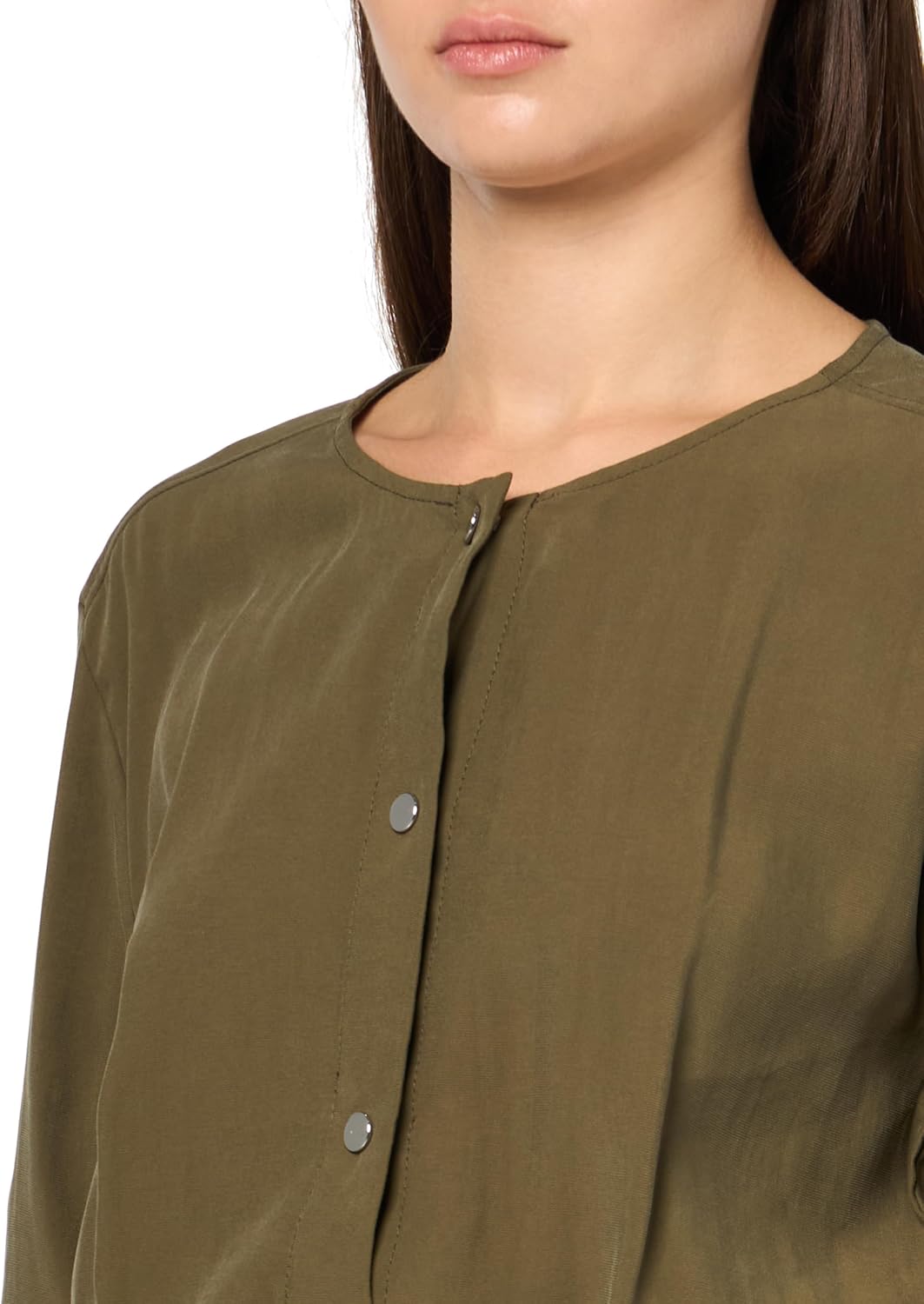 BOSS womens Daiyla Belted Viscose Jumpsuit - Image 3