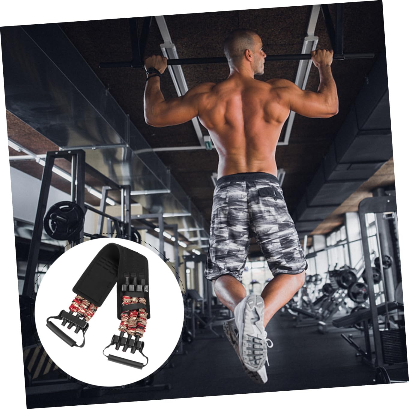 Urządzenie Do Rozszerzania Klatki Piersiowej Elastyczne Taśmy Do Ćwiczeń Taśmy Oporowe Trening Oporowy Wzmacniacz Fitness Taśma Oporowa Ekspander Klatki Piersiowej Taśmy Do