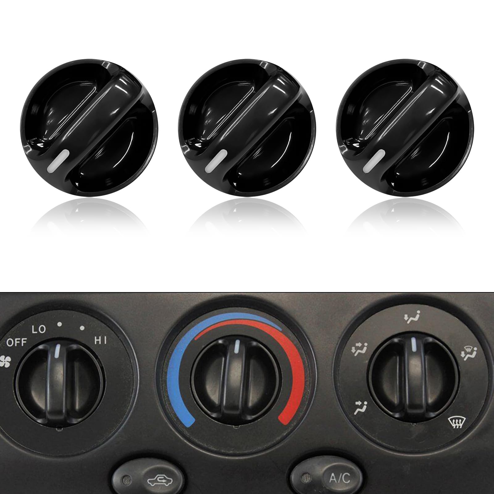 Photo 1 of SamWinGear 3Pcs AC Climate Control Module for Toyota Tundra Accessories Tacoma Shift Knob for A/C Air Conditioner Heater Blower Fan Compatible with 2000 2001 2002 2003 2004 2005 2006 Toyota Tundra