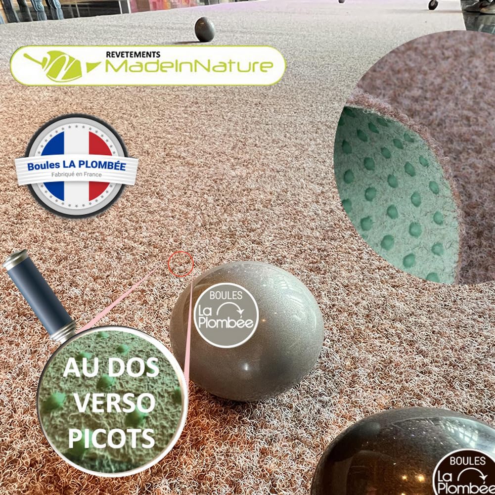 MadeInNature Boccia-Kugel und Spielplatz für drinnen und draußen, gleiche Empfindungen wie die klassischen Boccia-Kugeln