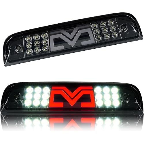 Third 3rd Brake Light LED for 2014-2018 Chevy Silverado/GMC Sierra 1500 2500HD 3500HD, High Mount Rear Brake Lights Assembly, Waterproof Center Cab Cargo Stop Light