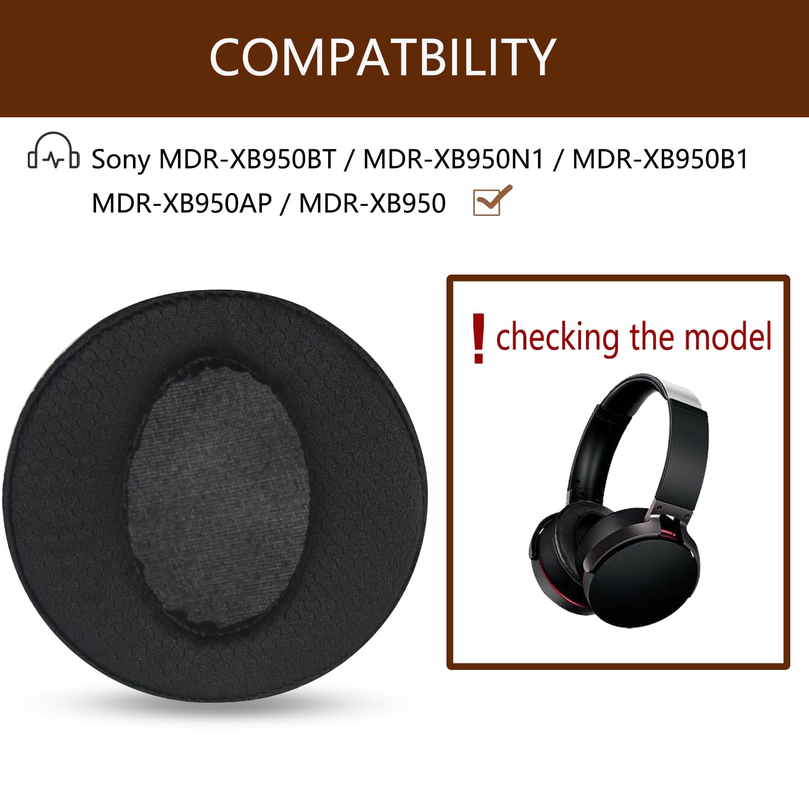 Amazon | ACCIUK 交換用イヤーパッド ソニー MDR-XB950BT MDR-XB950N1