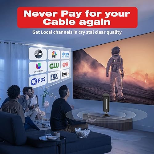 Miniatura 3 de Antena de TV digital mejorada 2023 de hasta 450 millas antena de TV para interiores y exteriores para todos los televisores inteligentes antiguos