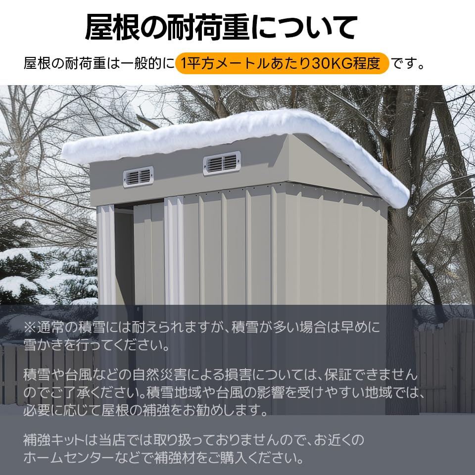 Amazon | 【可動棚なし・グレーホワイト】 OSJ 物置 屋外 Amazon | 【可動棚なし・グレーホワイト】 OSJ 物置 屋外