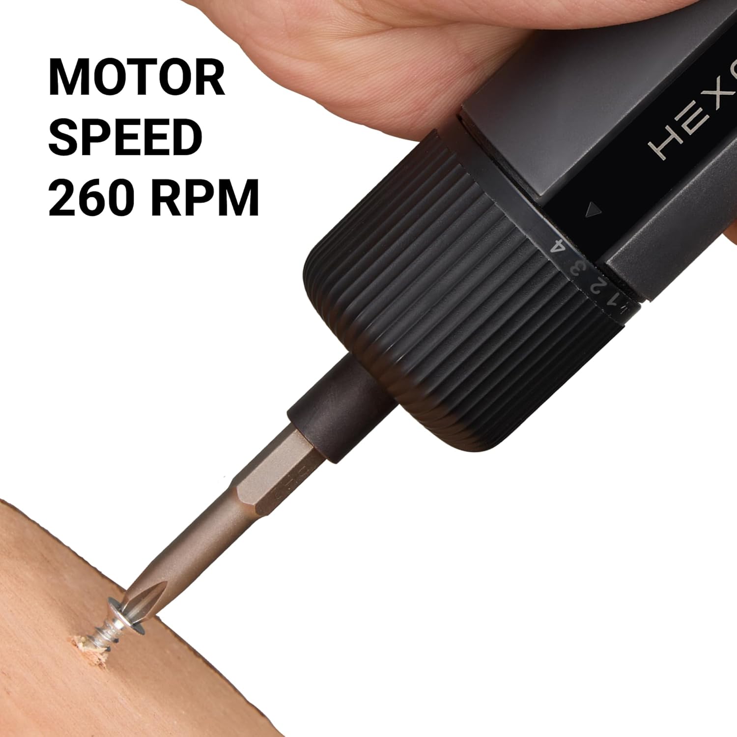 Hexcal Precision Electric Screwdriver - 4-Torque Modes Cordless Power Driver with LED Light - S2 Steel Magnetic Bits, USB-C Rechargeable - Professional Tool for Electronics Repair