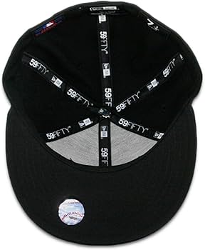 New Era Los Angeles Dodgers 59Fifty Fitted Hat, Adult, Black/White