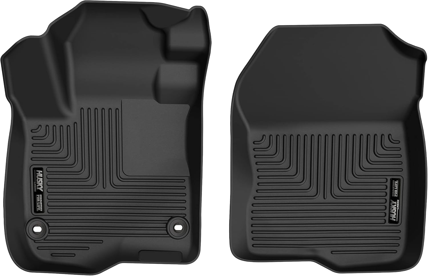 Husky Liners X-act Contour Floor Mats | Fits 2024-2026 Honda CR-V (Includes Hybrid Models) | Front Row, 1-pc Black - 50781