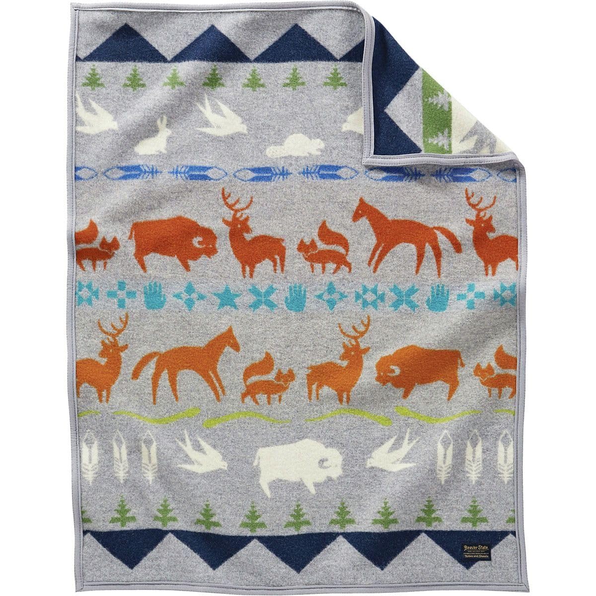 新品/ペンダルトン Muchacho Shared Paths ブランケット Amazon.com: Pendleton Jacquard Muchacho Kids Blanket Shared Paths