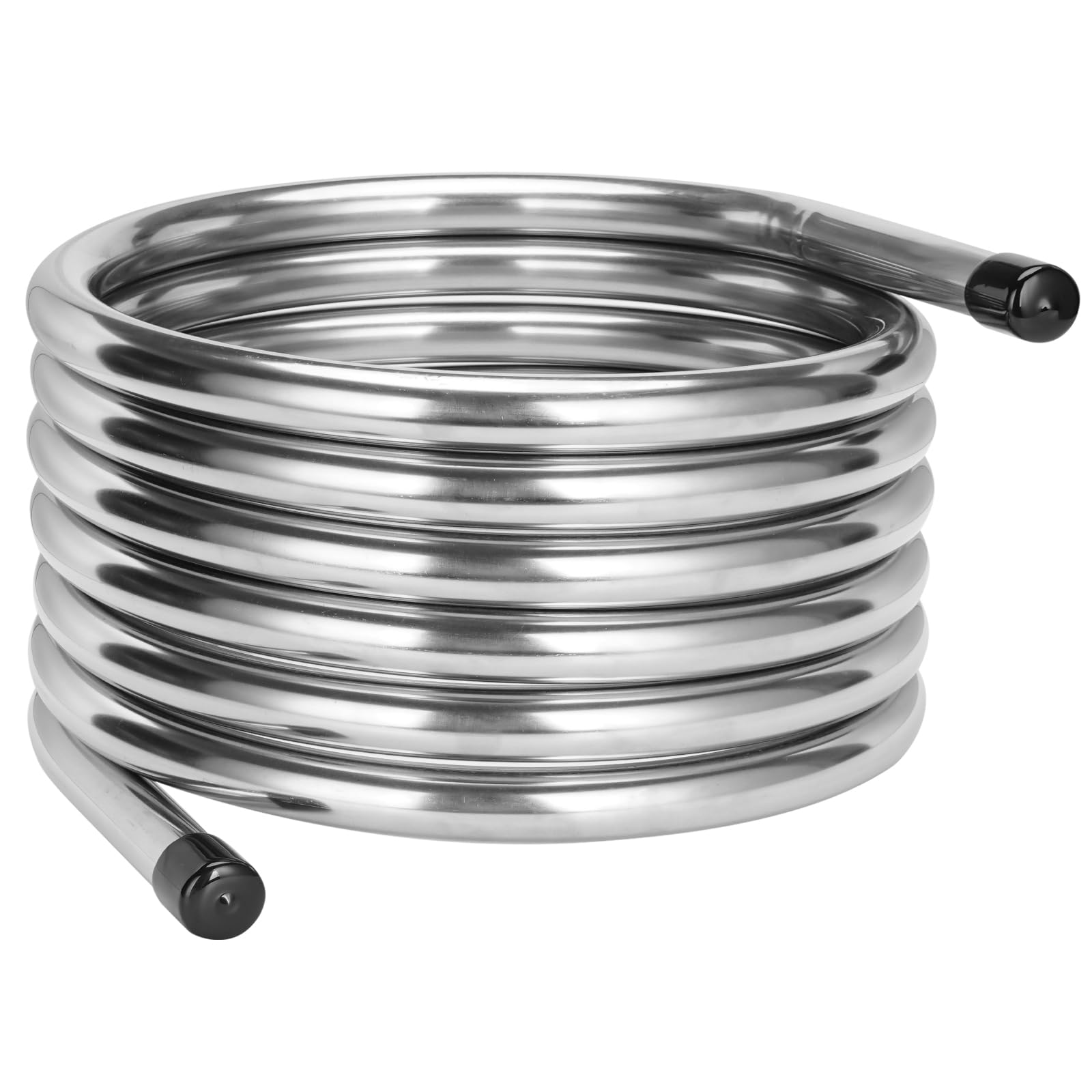 Vigorous Wort Chiller, 1" x 20 Ft Food Grade 304 Stainless Steel Coil, Water Chiller for Ice Bath Beer Brewing Tubing Coil, Stainless Steel Immersion