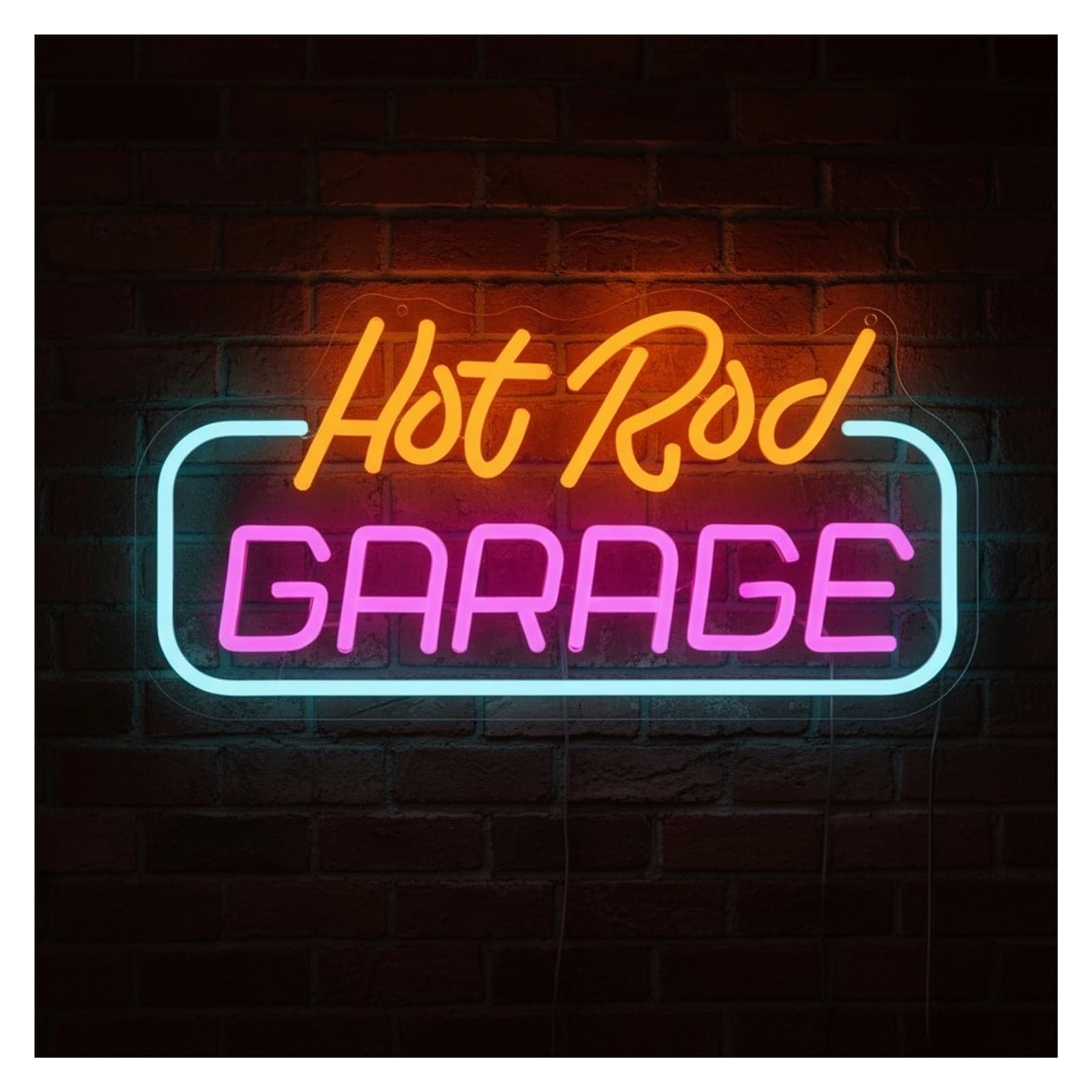 Generico Supporto per batteria per lampada da parete con insegna al neon per decorazioni durevoli per la camera letto