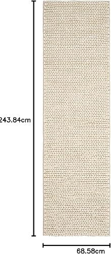 Miniatura 10 de SAFAVIEH Natural Fiber Collection - Alfombra decorativa de 4 x 6 pies, marfil, yute hecho a mano, ideal para zonas de alto tráfico en entrada, sala