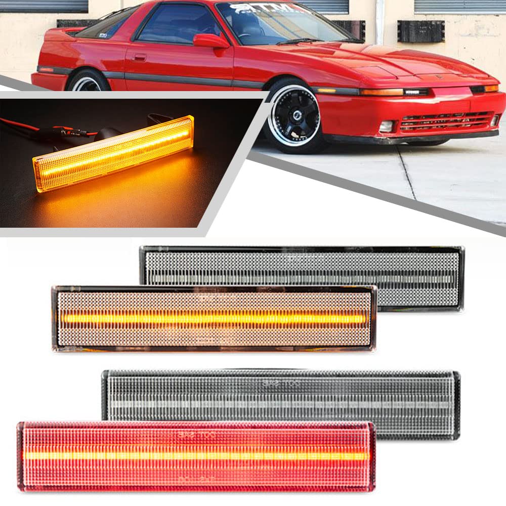 4PCS Full LED Marker Light Kit for 86-92 Toyota Italy