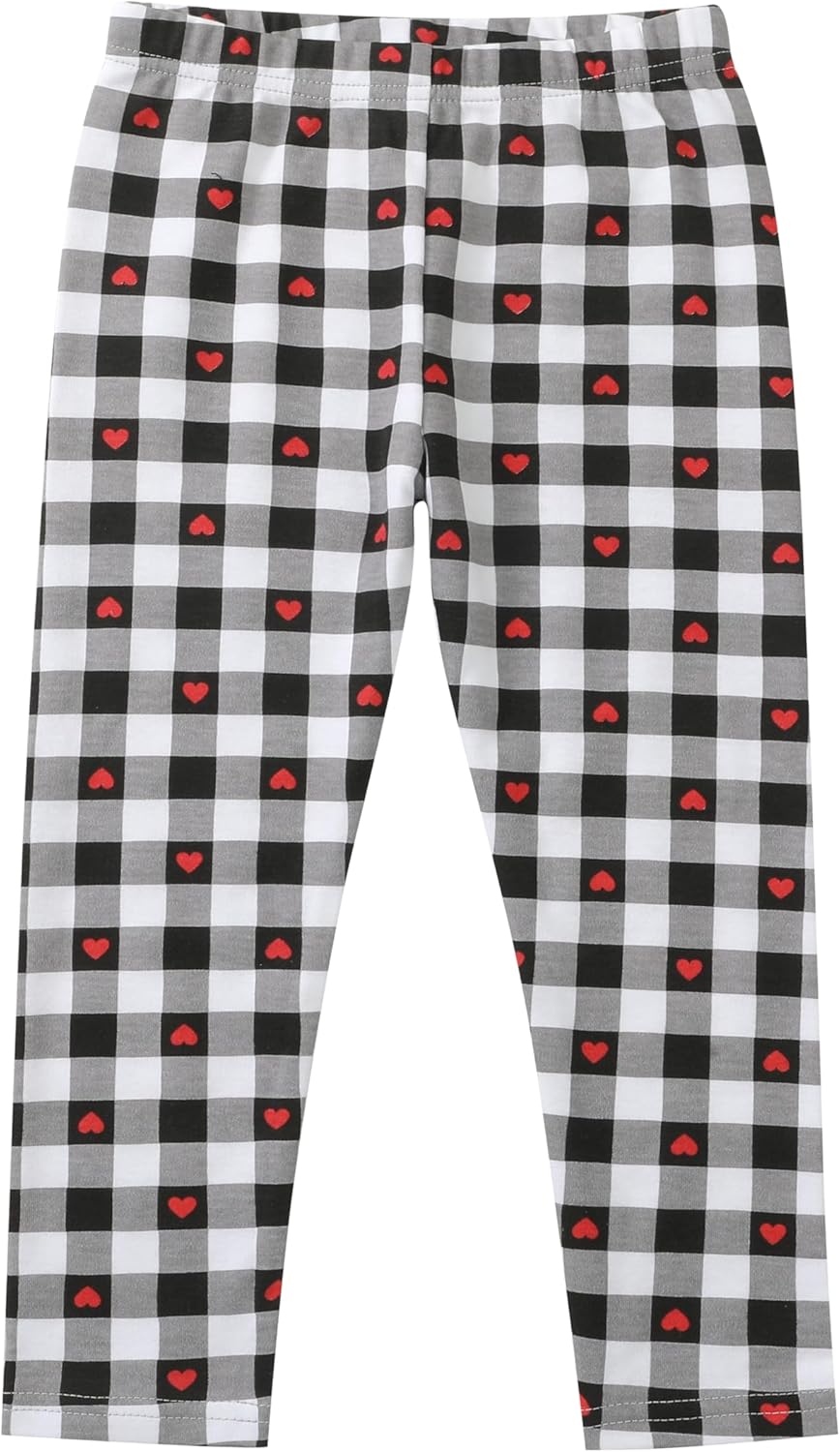 4-Pack Girls Cotton Joggers Sweatpants, Athletic Casual Pants for Toddler Kids, Elastic Cuff Workout Pants 2Y-6Y - Image 5