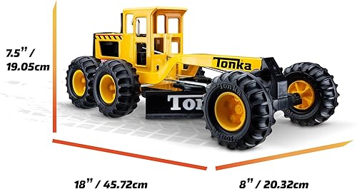 Miniatura 35 de Tonka Steel Classics Bulldozer - Camión de construcción de juguete, hecho de acero y plástico resistente, para niños y niñas de 3 años en adelante