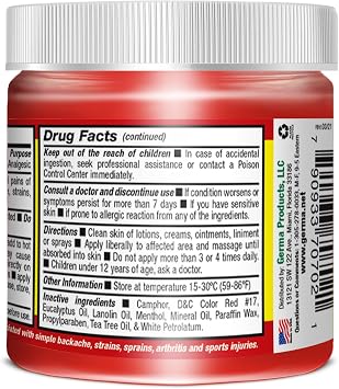 GERMATM Manteca Ubre Plus (RED) - 3 FL OZ