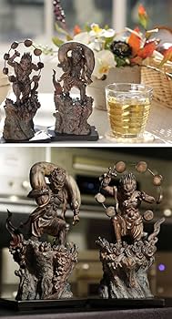 Amazon.co.jp: 【セット】イSム TanaCOCORO[掌] 風神・雷神 仏像