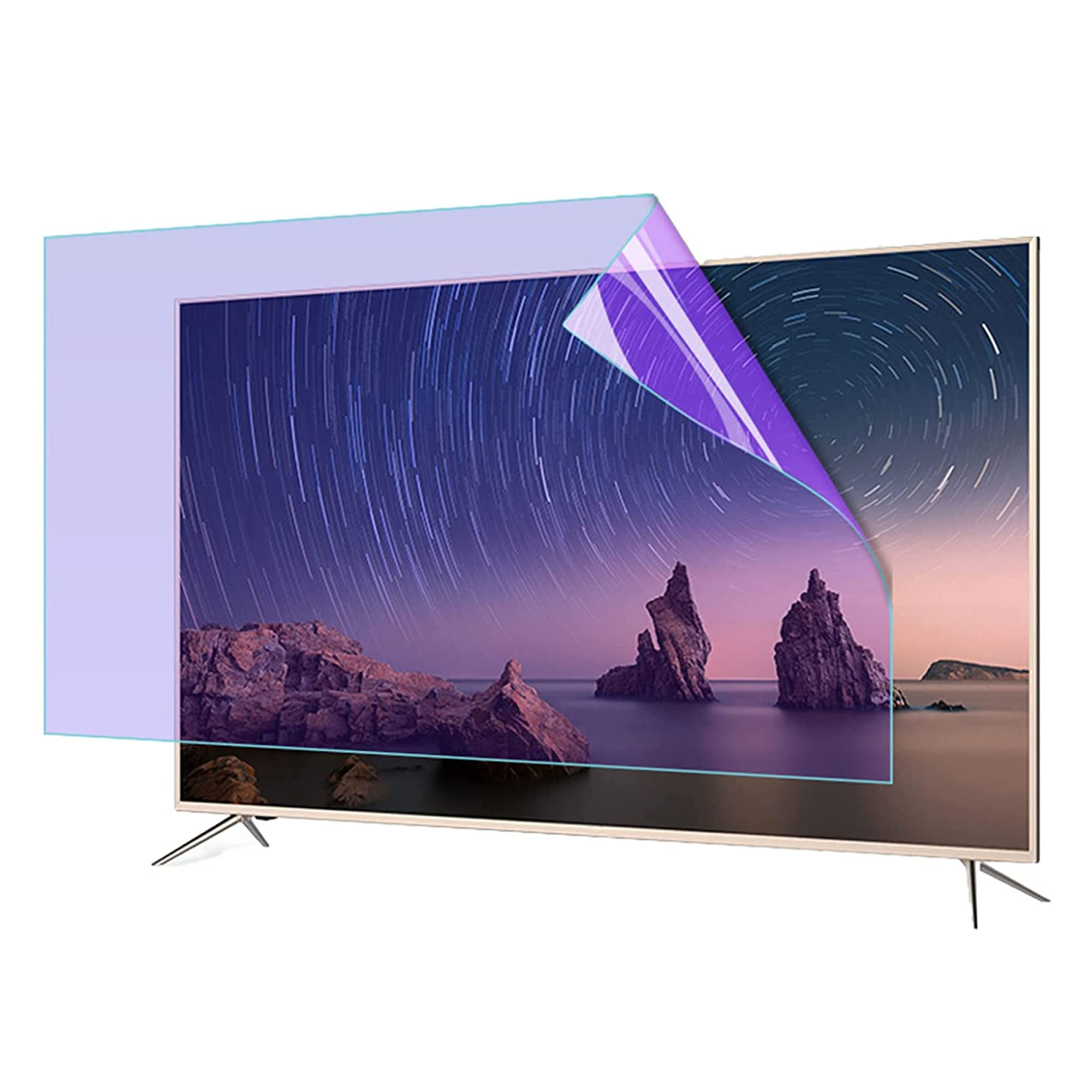 Pellicola TV Antigraffio/Anti-UV Da 70 Pollici - Protezione Antiriflesso Per Schermo TV Smerigliato Tasso Antiriflesso Fino Al 90% - Allevia L'affaticamento Degli Occhi
