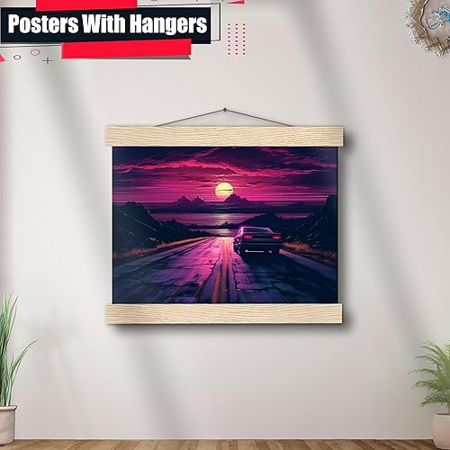 Miniatura 3 de Unique Synthwave Style Retro Art, 80s style art, framed poster print, guest room art, cool living room art, Home Decor, Wall Art