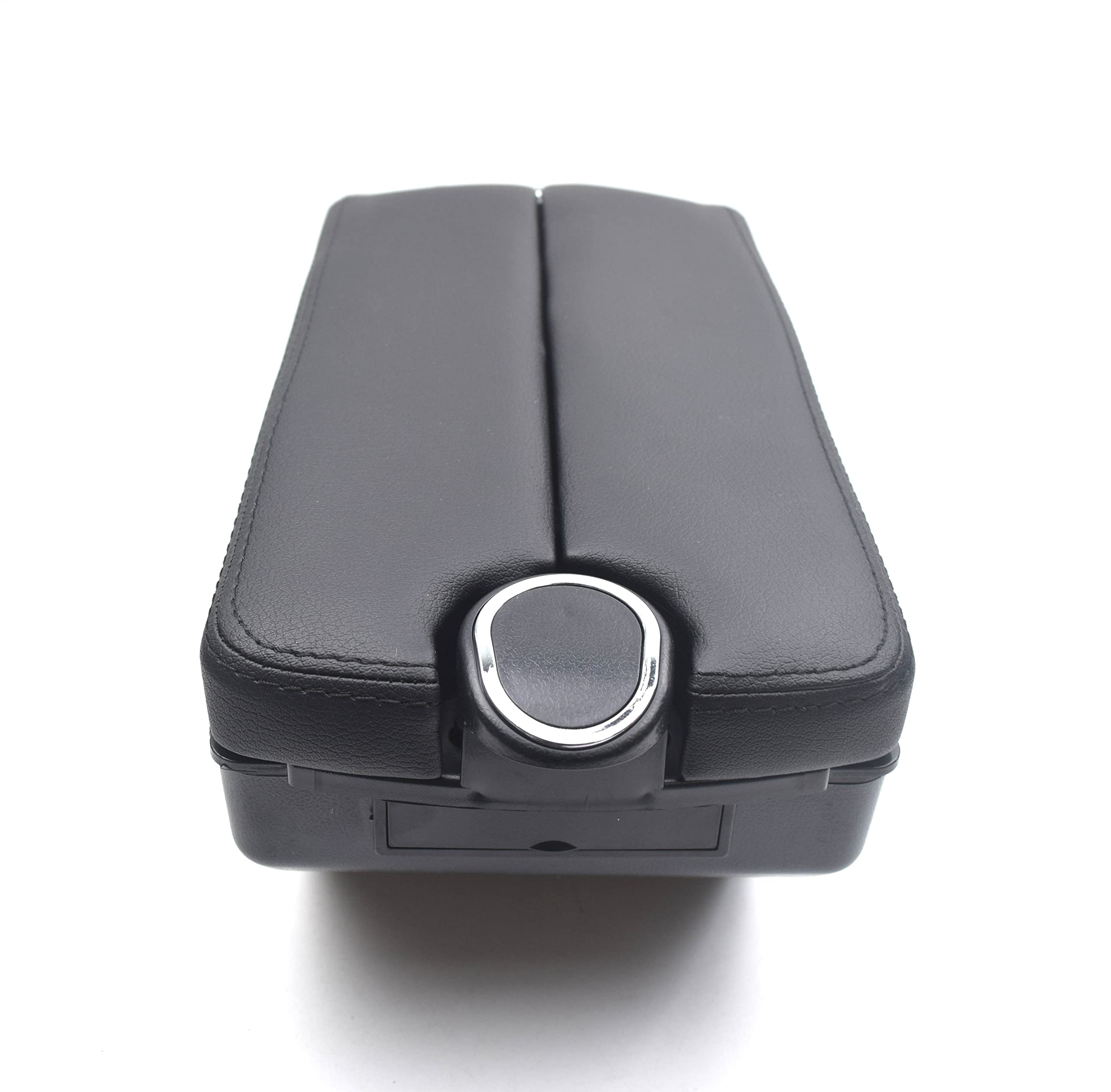 Bracciolo Auto Compatibile con Suzuki Jimny 2000-2017 - Poggia braccio per Auto in Pelle Nera con Posacenere, Vano Portaoggetti e Apertura Automatica - Nuovo Modello (Jimny 2000-2017)