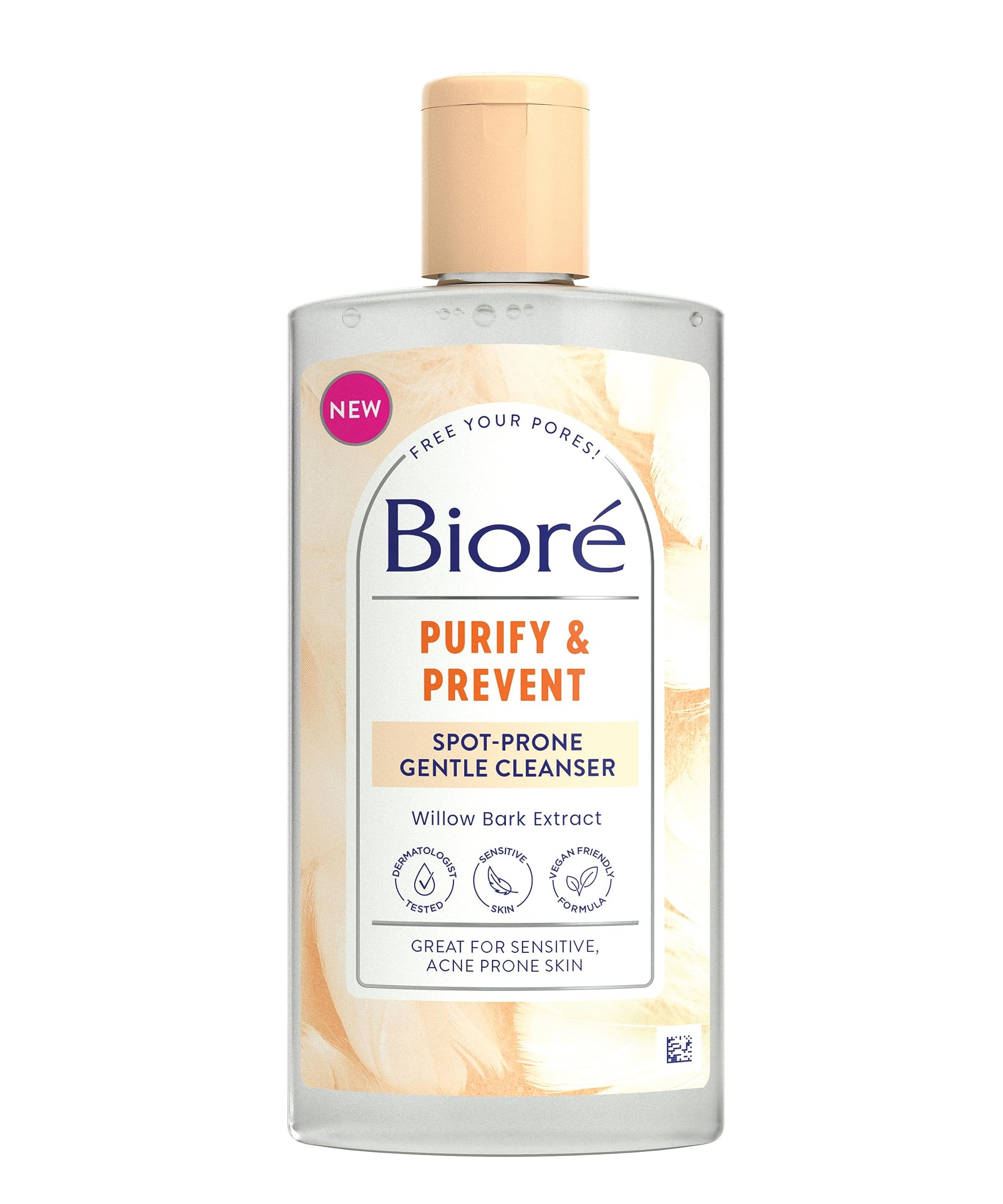 Biore Purify and Prevent Gentle Wash Gel 200 ml Suitable for Sensitive Acne Prone Skin Dermatologically Tested