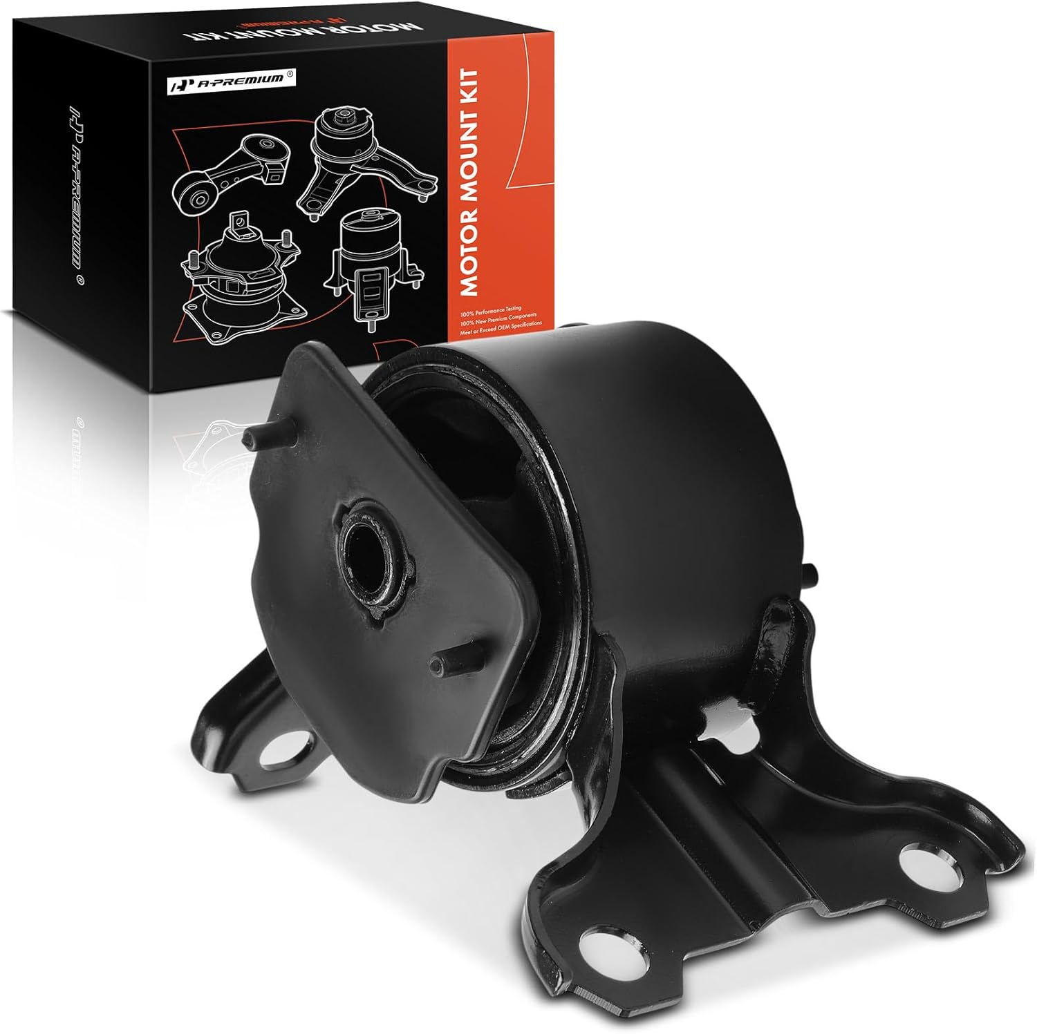 A-Premium Transmission Mount Compatible with Jeep Compass 2007-2017, Patriot 2007-2017 & Mitsubishi Outlander 2008-2013, Outlander Sport 2011-2017, Lancer 2008-2015, RVR & Dodge Caliber, 2.0L 2.4L