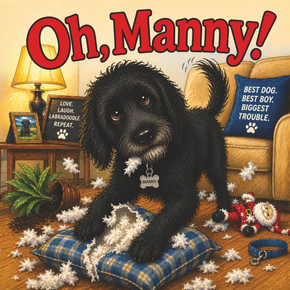 Oh, Manny: A heartwarming story about friendship, family, and a very mischievous pup