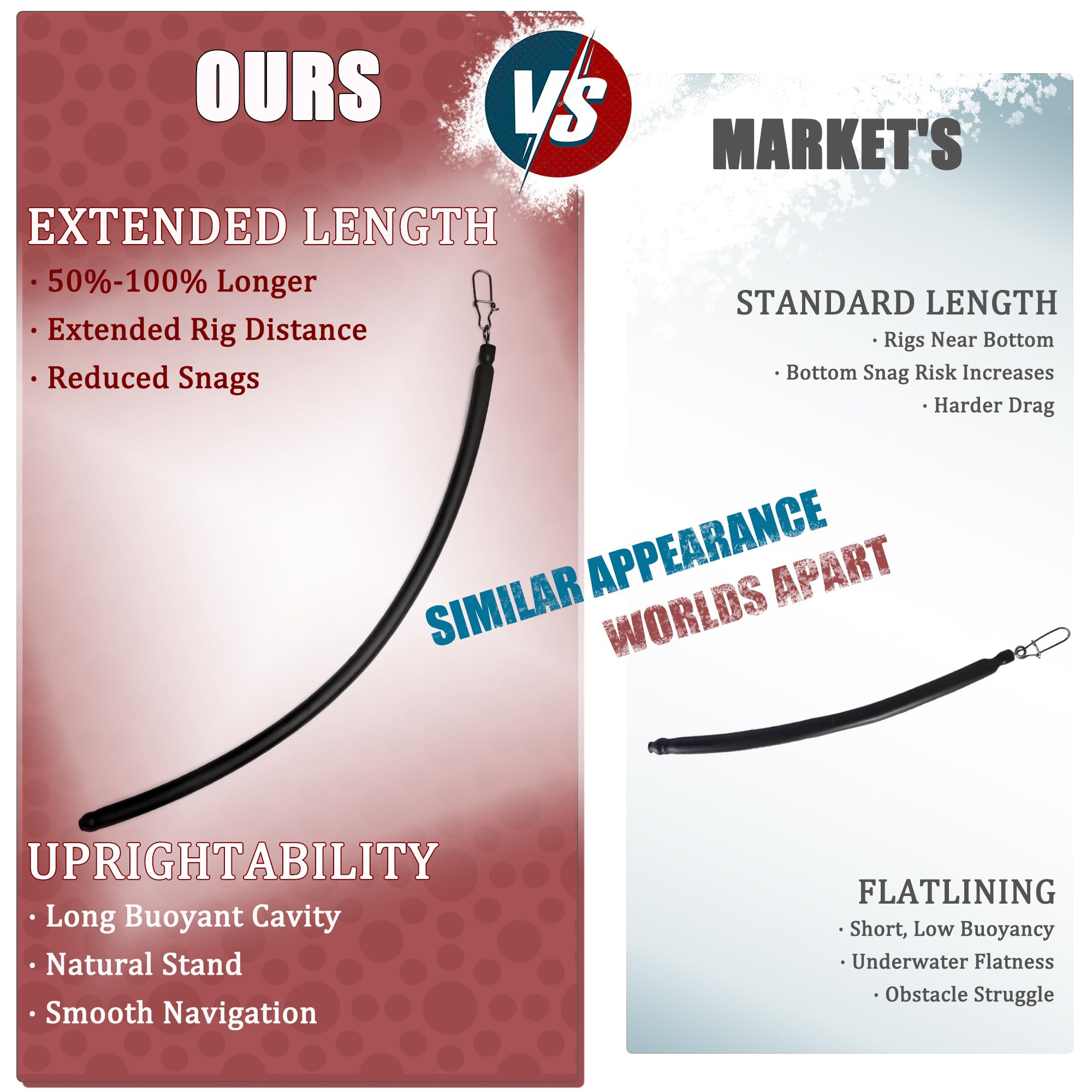 VMSIXVM Dragging Weights for Catfishing, Drag Weights No Snag Sinkers for Bottom Bouncing, Trolling, Drifting, Snagless Catfish Sinker Tackle Gear and Equipment