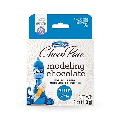 Miniatura 28 de Satin Ice ChocoPan - Chocolate blanco brillante para modelar, 1 libra