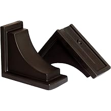 Mayne Nantucket Decorative Brackets 2-Pack Compatible with Mayne Nantucket Window Boxes Only Classic Outdoor Accent for Window Box Support - Espresso