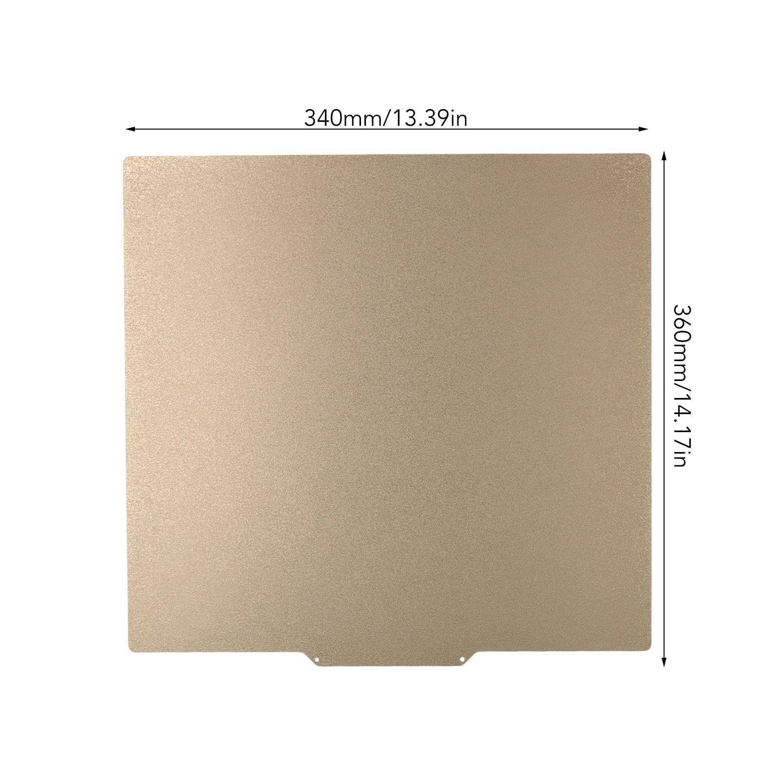 Hyuduo Doppelseitiges PEI-Blatt, Magnetisches Flexibles Heizbett für 3D-Drucker, Verbesserte Haftung und Mattierte Textur, Kompatibel mit Ender 3 Pro und Ender 3 V2