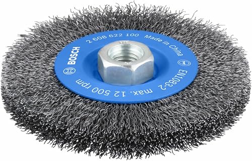 PFERD Brosse circulaire fil inox ondulé 115 mm M14