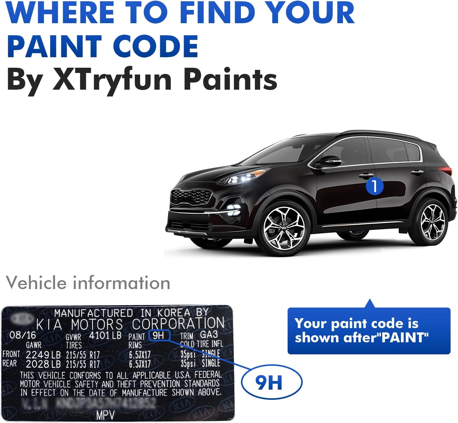 KDG/KDT Gravity Gray Touch Up Paint Compatible with Kia, DIY Car Paint Scratch Repair, Automotive Paints, Quick & Easy Fix Scratch Repair for Forte/Sportage/Sorento/Seltos/Soul/Telluride/K5