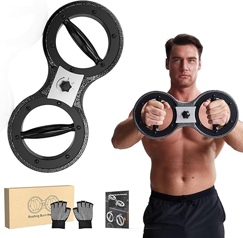 HOTWAVE Burn Machine Arm Workout, Spinning Rotator Shoulder Burn Machine - 360 Degree Rotating Burn Machine Arm Workout Equipment Machine for
