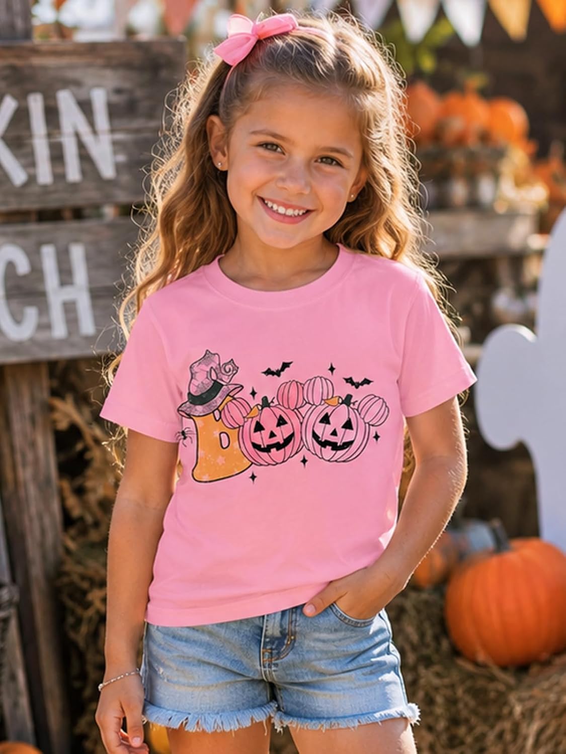 Girls Halloween Shirt: Cute Ghost Shirt Boy Halloween Shirt Kids Magic Boo Tie Dye Fall Short Sleeve Tee Tops