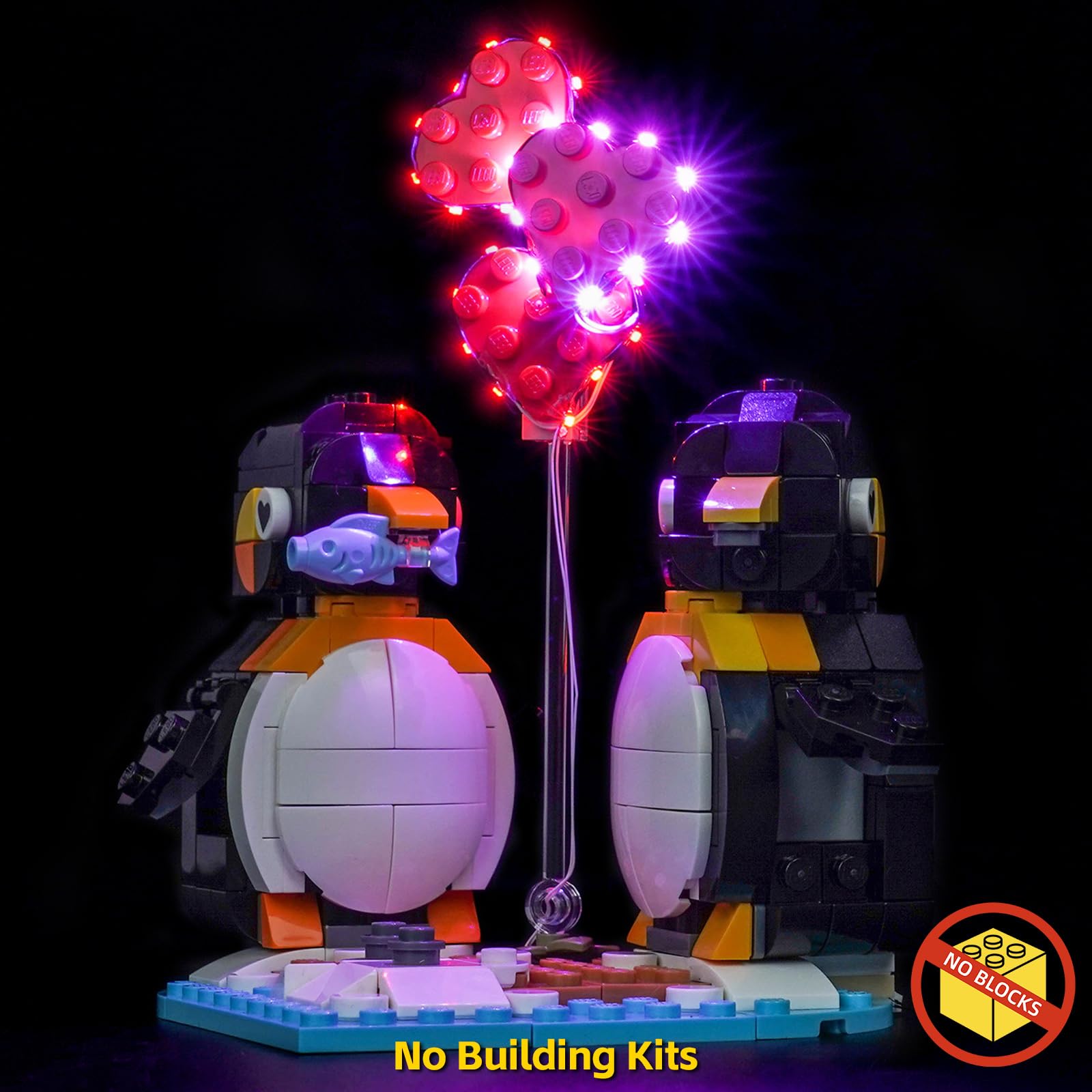 Light Kit Compatible with Lego 40886 Penguins in Love (No Model) - Image 2