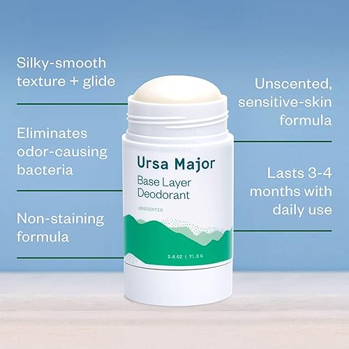 Miniatura 2 de Desodorante sin BS Ursa Major - Desodorante para piel sensible natural que elimina olores y absorbe el exceso de humedad sin perfume fórmula sin