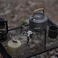 Vista 5 de Fire-Maple FMS-125 PRO - Estufa de gas compacta de alta potencia para mochilero con llama resistente al viento, diseño desmontable estable