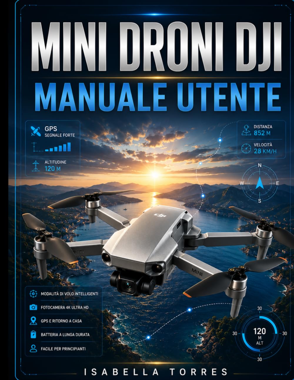 MINI DRONI DJI MANUALE UTENTE: La guida completa passo passo per la configurazione, i comandi di volo, le funzioni intelligenti, la fotografia aerea, ... manutenzione e la risoluzione dei problemi.