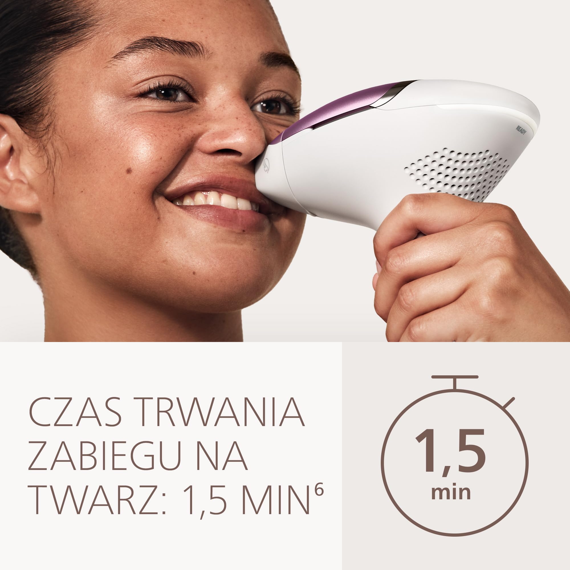 Philips Lumea 9000 IPL – urządzenie do depilacji światłem: długotrwałe efekty, łatwość domowego użytkowania, bezpieczeństwo klasy medycznej, 3 nasadki do ciała, twarzy i miejsc wrażliwych, BRI939/00