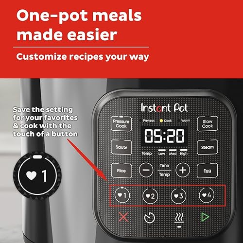 Miniatura 3 de Instant Pot Chef Series - Olla a presión eléctrica de 8 cuartos de galón y olla múltiple con olla interior de acero inoxidable de primera calidad,