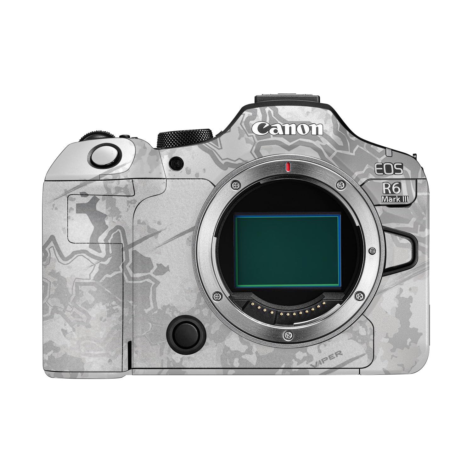 Camera Skin Compatible with Canon EOS R6 Mark III (2025) - Viper Snow - Premium 3M Vinyl Protective Wrap Decal Cover - Easy to Apply | Crafted in the USA by MightySkins