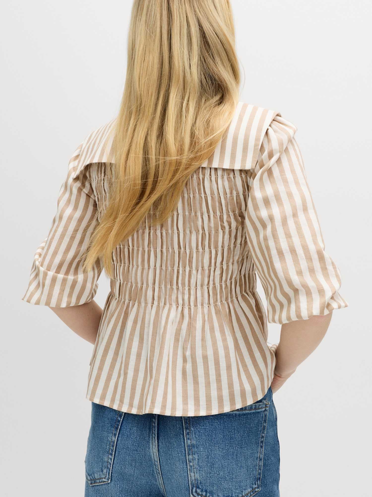 Marks & Spencer Damen Leinen Hemd Regular | Ärmellänge: Kurzarm, Rundhalsausschnitt, Polokragen, Zum Reinschlüpfen, Leicht
